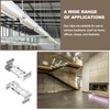 MECCANIXITY T5 Clips Bracket Hanger Fluorescent Tube T5 LED Bulb