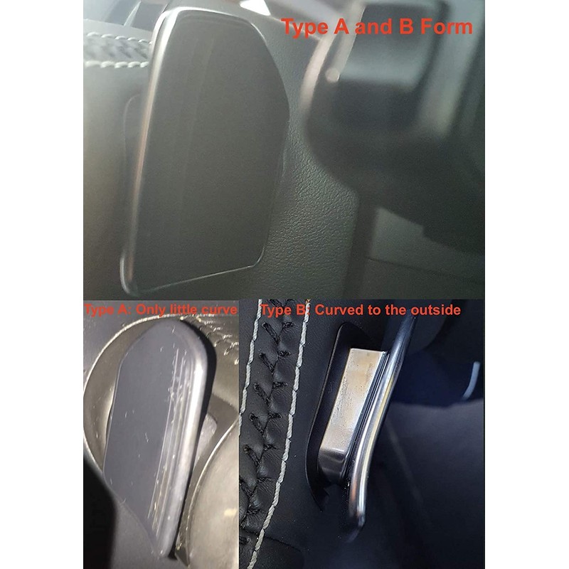 H-Customs Shift Paddle Extension Shift Paddle Aluminium Red Type A