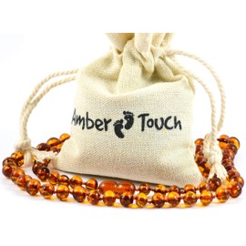 Baltic Amber Necklace for Adult - Natural Amber from Baltic Region, Genuine Baltic Amber (23.6, cherry)