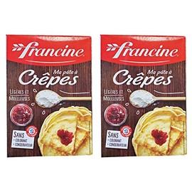 Francine Ma Pate a Crepes - French Imported Crepe Dough Mix (2 Pack, Total of 760g)