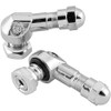 BikeMaster Angled Aluminum Valve Stems 2 pc., Chrome