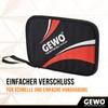 GEWO Single Case Master - Robust Table Tennis Bat Cover