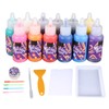 12 Colors Water Marbling Paint Kit for Girls Boys Marbling