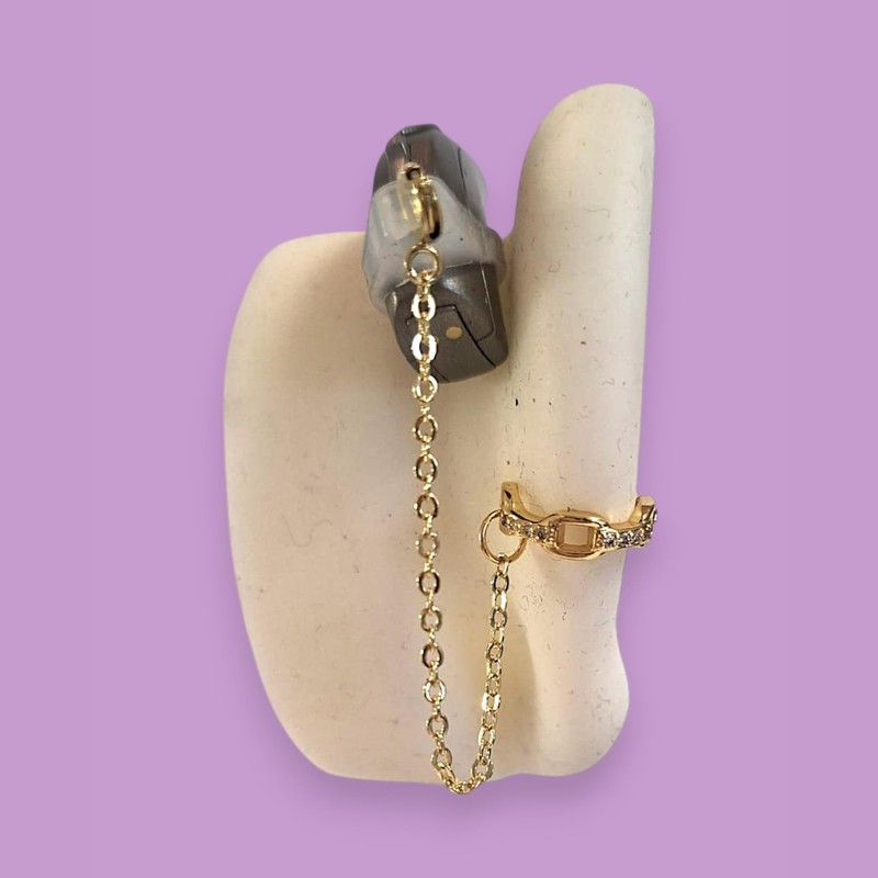 Anti-Lost Hearing Aids Earring Non-Piercing for Deafness | Retaining Chain