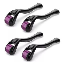 4pzs Dermaroller Facial Para Barba Titanio Produce Colágeno