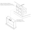 Prime-Line R 7128 1/8 In. x 1-5/16 In., White Drawer