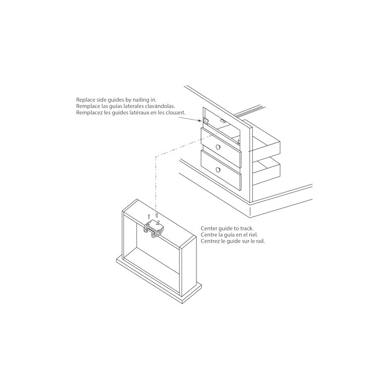 Prime-Line R 7128 1/8 In. x 1-5/16 In., White Drawer