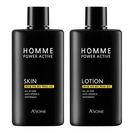Asome Power Homme Active Men's Skin Lotion 200ml 1+1 [AA1] Asome Men's Skin 200ml x 2 / 에이썸 파워 옴므 액티브 남성 스킨로션 200ml 1+1 [AA1] 에이썸 남성 스킨 200ml 2개