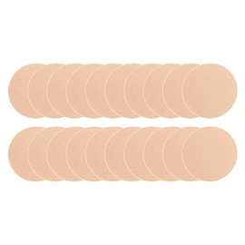 20 Piezas de Esponja de Maquillaje Redonda Seca y Húmeda de Doble Uso Reutilizable Antibacteriana Redonda en Polvo para Maquillaje
