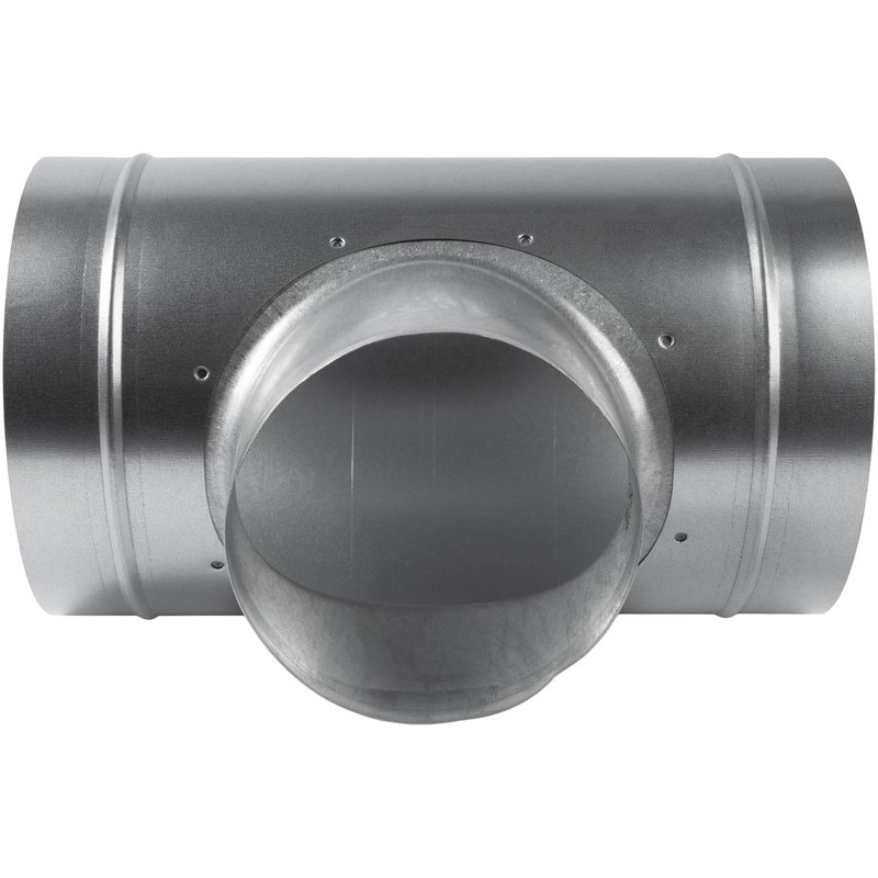 8'' Inch Duct T-Joint Splitter to 6" Inch 90° Degree