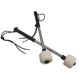 Marukimi Shoten Marching Gong Bass Drum Mallet Brass Band Large Drum (2 Pieces)