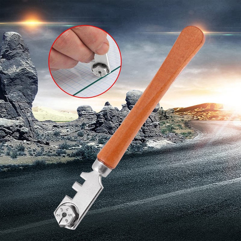 Wheel Glass Cutter, Glass Cutting Tool, Professional Glass Tile Cutter