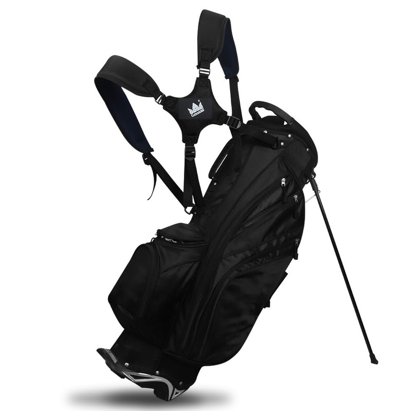 Craftsman Golf Black Belt Adjustable Waterproof Shoulder Straps Golf Bag