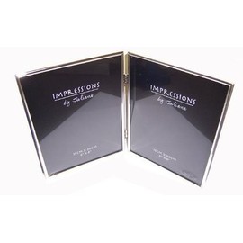 IMPRESSIONS BY JULIANA SILVER DOUBLE PHOTO FRAME 8175 6''x8'' by Picture Frames