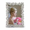 MIMOSA MOMENTS Flora Style Metal Picture Frame with Rhinestones Décor