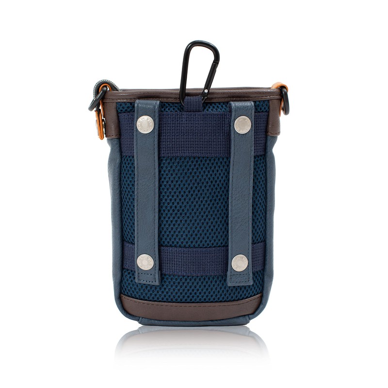 Mustache YVQ-5962 2-Way Mini Shoulder Pouch, Scissor Bag, Crossbody, navy