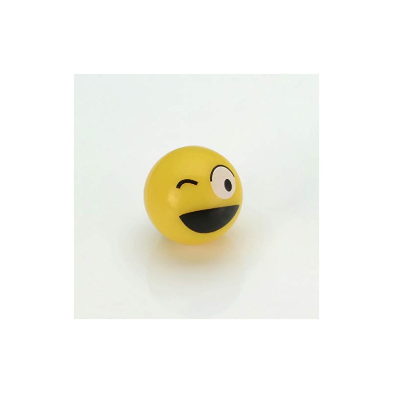 LST 4x Ventilkappen Reifenventil Kappen Smiley Zwinkern Gelb KFZ PKW