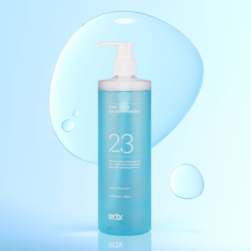 Erti 23 Hydrating Moisture Skin Toner 480ml / 에르띠23 하이드레이팅