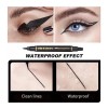 2pcs Delineadores Resistente Agua Negrosello Eyeliner Ojos