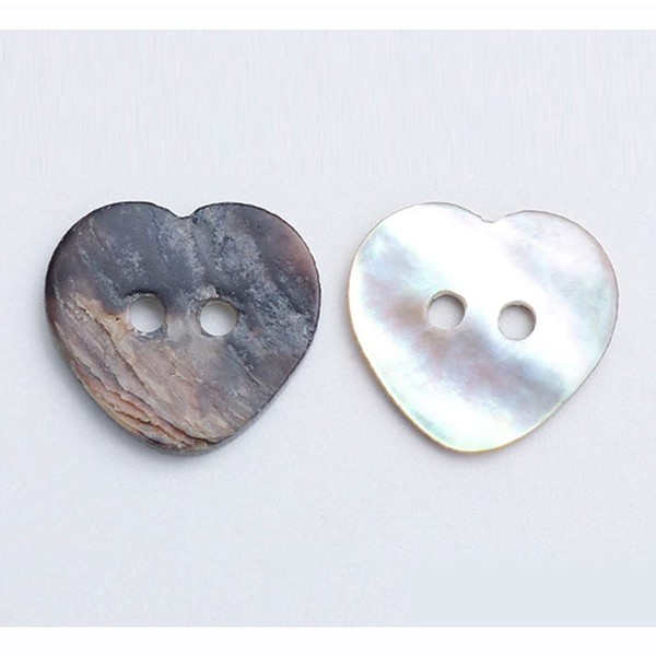 10 PCS 2 Holes Heart Star Flower Square Shaped Mother
