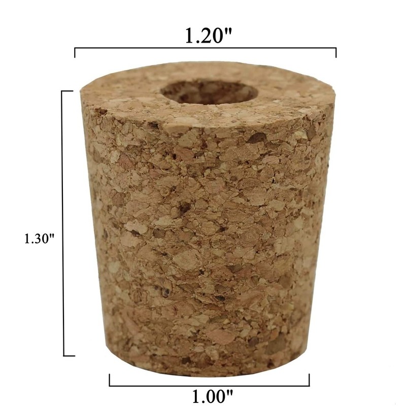 Creative Hobbies® White Pump Dispenser Has Cork Stopper for Easy