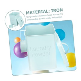 SAFIGLE 1 Set Durable Iron Laundry Storage Container Compact Softener Dispenser with Handle for Laundry Room Organization and Fresh