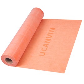 432 SQ FT Waterproofing Membrane for Bathroom Shower, 27.6mil, 3' 3" x 131.8FT Tile Flooring Underlayment Roll Under Ceramics, Natural Stone Tiles and LVT for Shower Wall, Bathroom Floors