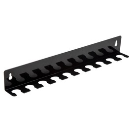 Steelman 10-Slot Metal Wall Rack, Hanging Tool Storage for Torque Sticks and Socket Extensions
