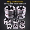 ATOPLEE 11pcs Metric Left Hand Thread Die Set M3-M20