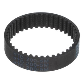 sourcing map HTD-5M Rubber Toothed Belt 200 mm Circumference x 15 mm Width x 3.6 mm Height, 40 Teeth Closed Loop Groove Belt, 5 mm Pitch