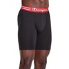 Champion Men's Boxer Briefs Pack, Performance Long-Leg, Moisture-Wicking, Odor Control,