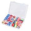 678PCS Cold Pressed Terminals Kit Rubber Electrical Insulated Terminals Assortment