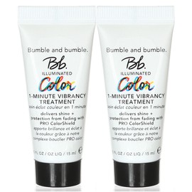 Bumble and Bumble Illuminated Color 1 Minute Vibrancy Treatment 0.5oz/15ml  2pk
