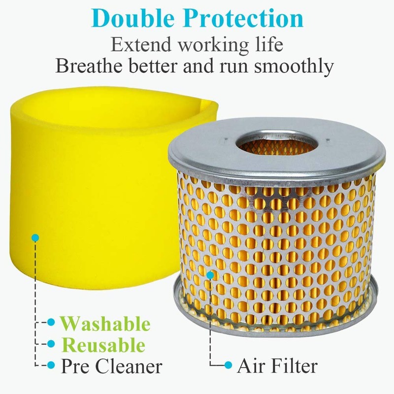 HOODELL 3 Pack Air Filter Fit for Honda GX390 13HP