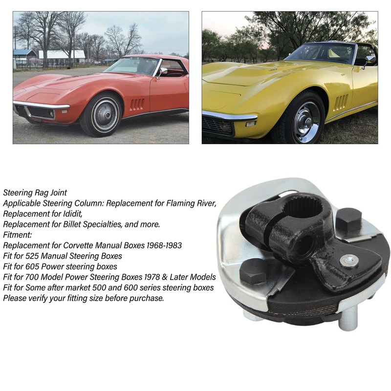 1in DD X 3/4in 30 Spline Steering Rag Joint Steering