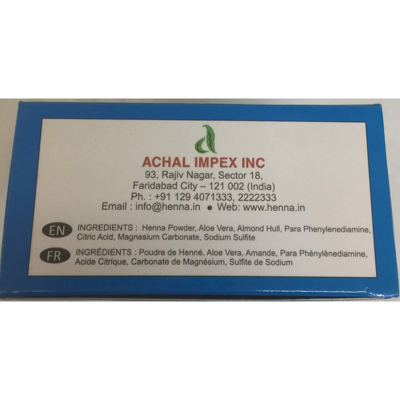 Noorani Black Henna Henné Noir