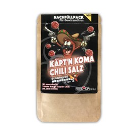 Schlump-Chili KÄPTN KOMA COMA SALT WORLD'S WORLD'S WORLD SALT TRYING PACK EXTREMELY SHARP (1 x 20 g)