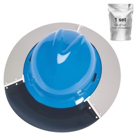 Lenporl Hard Hat Sun Shade Fits Standard V-Gard Full Brim Attachment,Reusable Sun Protection Hard Hat Visor, Brim Extender Hard Hat Shade for Outside Working