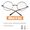 UPIONIC Glasses End Tips, Anti-Slip Silicone Ear Sock Pieces Tube