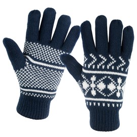 LUTHER PIKE SEATTLE Knit Winter Gloves For Women Warm & Cozy, Comfortable: Thermal Insulation