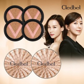 (Hyundai Home Shopping) Cledbel Glow Power Lift V Cushion (2 units) + 4 refills / (현대홈쇼핑)끌레드벨 글로우파워 리프트 V쿠션본품2개+리필4개