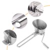 HAOHIZE Coriander Chopper, Stainless Steel Manual Herb Spice Mill Vegetable