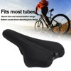 Bike Seat Thicken High Elastic Sponge Comfortable Waterproof Black Bicycle