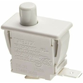 7131843100 Dryer Door Switch for Dryers Compatible With FFLG2022MW3, FFLG3911QW0, FFLG3911QW1, FFLG3911QW2, FFLG4033QW0, FFLG4033QW1, FFRE1001PW0, FFRG1001PW0, FFRG1001PW1