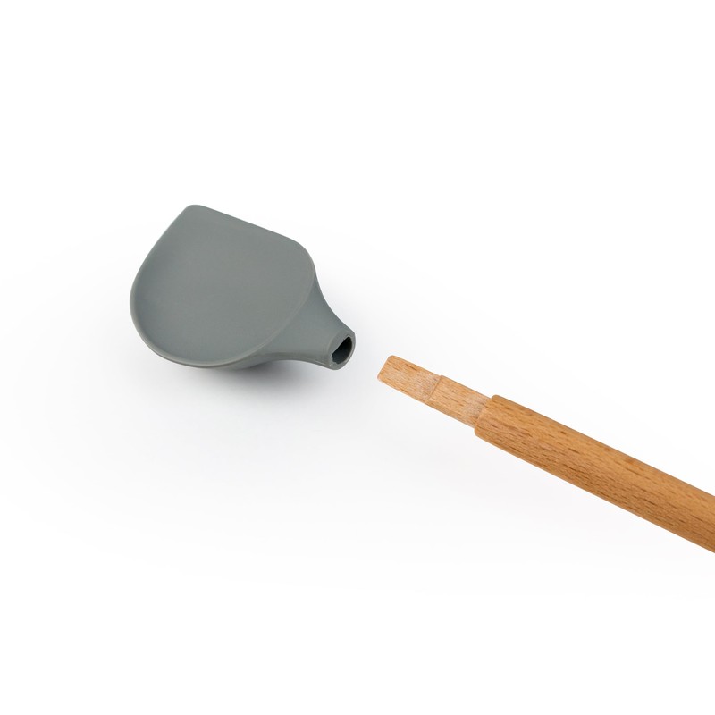 Peanut Butter Spoon - PBspoon Jar Cleaning Spatula with Wooden
