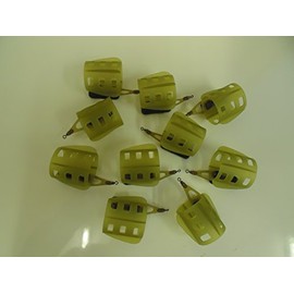 10 x Open Ended Fin Feeders - 45 grams. Carp/Coarse fishing, rivers and Lakes
