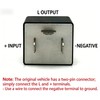 Haosie 3 PIN Adjustable Turn Signal LED Indicator, 12v Car