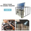 Hcskoss Metal Vinyl Record Display Shelf Turntable Storage Shelf Exhibit