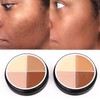 4 Colors Makeup Concealer Palette Waterproof Moisturizing Face Contour Bronzer