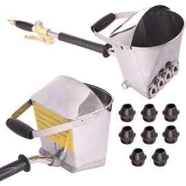 TC Technic Compressed Air Cleaning Machine Funnel Gun with Tank Cap and Additional Metal Nozzles Cleaning Gun Plaster Machine Plaster Gun Mortar Sprayer